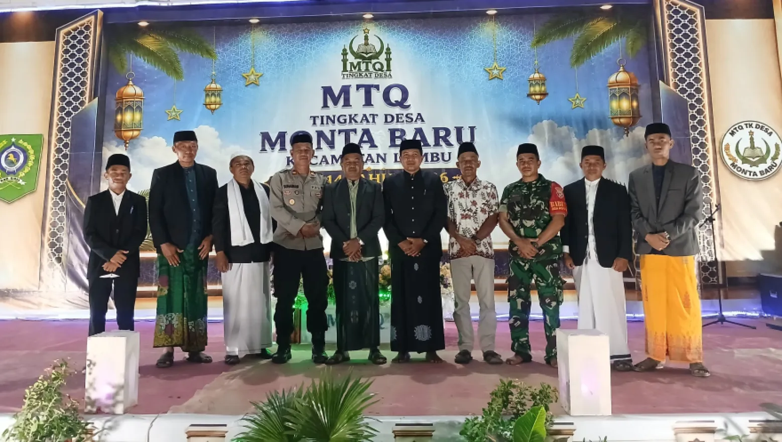 Pembukaan MTQ Tingkat Desa Monta Baru Kecamatan Lambu Berlangsung Meriah